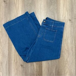 SPANX Wide Leg Cropped Denim Jeans XL